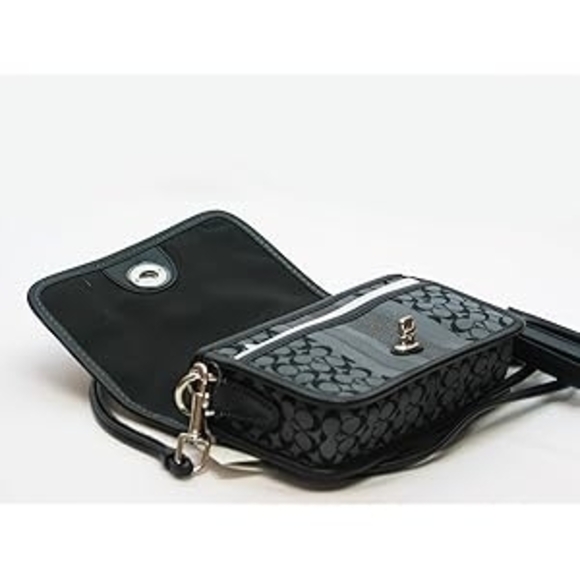 Coach Black and Gray Crossbody Bag - Picture 1 of 4